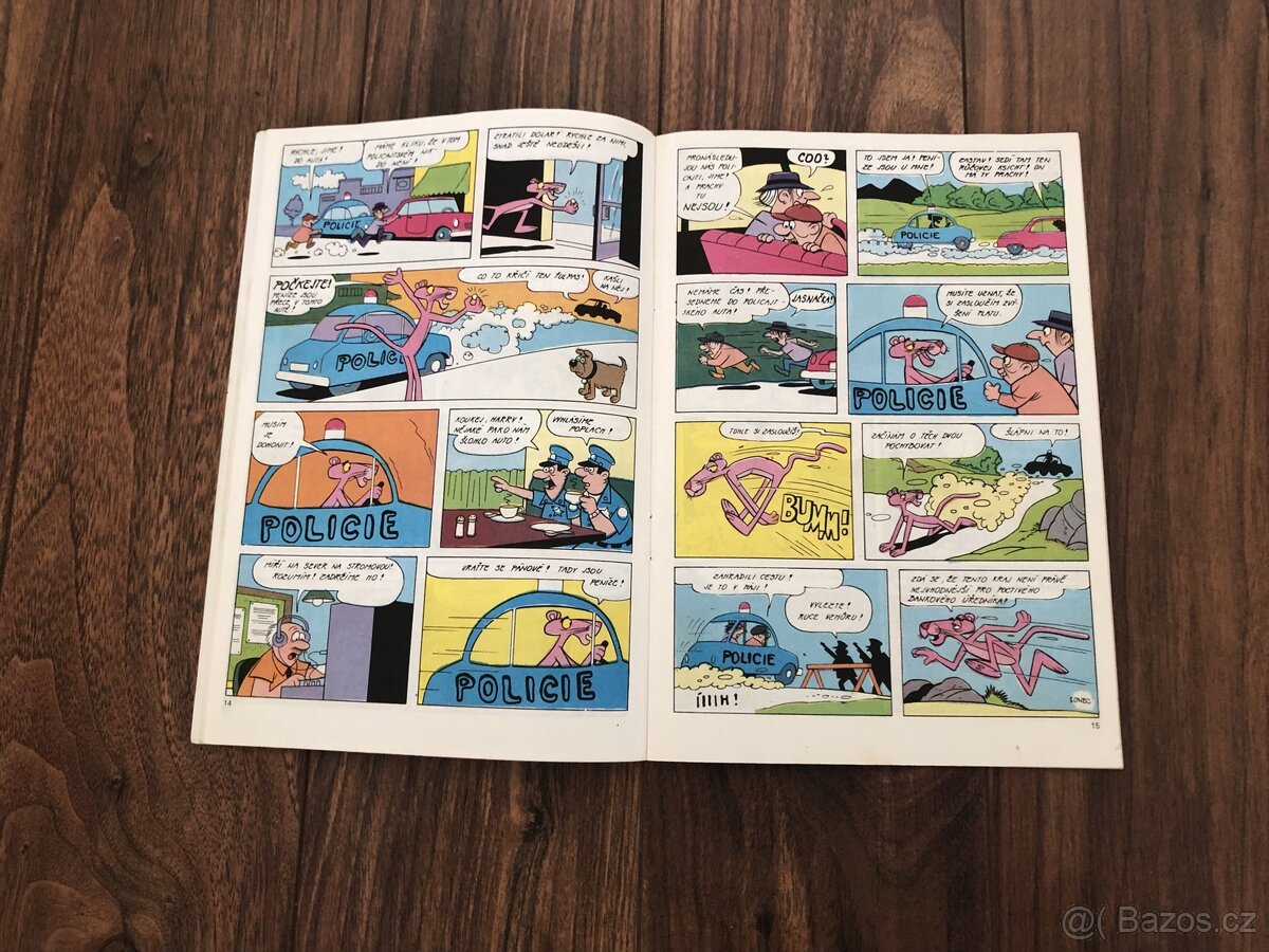 komiks Růžový Panter č 1-9, rok 1991 Semic - Slovart - 2