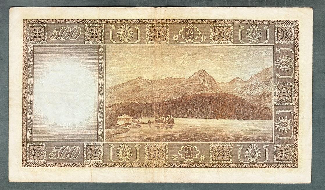 Staré bankovky 500 kčs 1946 - 2