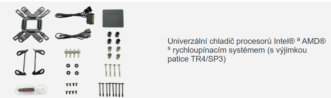 Vodní chladič CPU řady LIQMAX III ARGB, 240 mm - 2