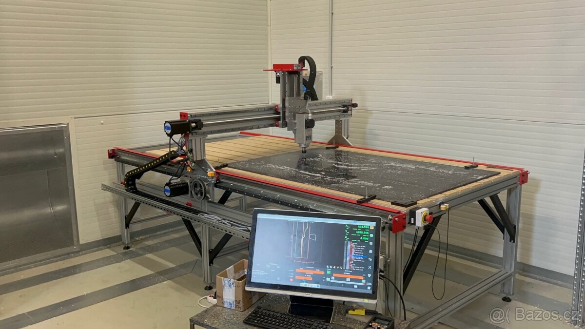 Velkoformátová CNC frézka ALUTEX XL - 1300x2600x200 mm - 2