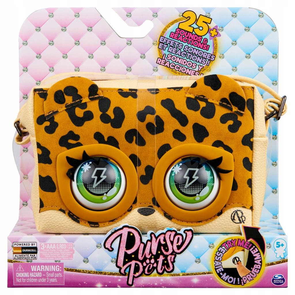Spin Master Purse Pets Leopard - interaktivní kabelka - 2