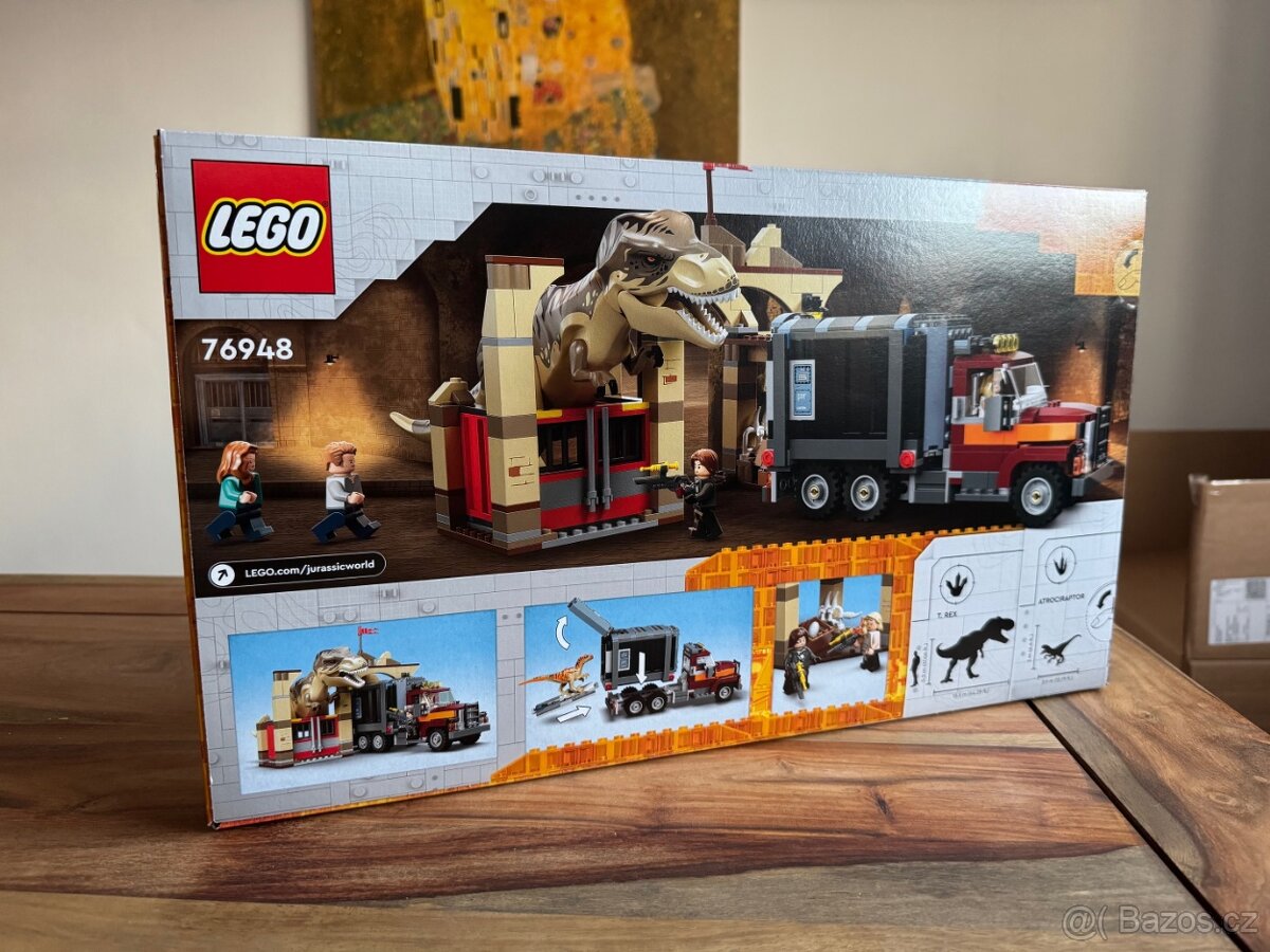 LEGO 76948 Útěk T-rexe a atrociraptora - 2