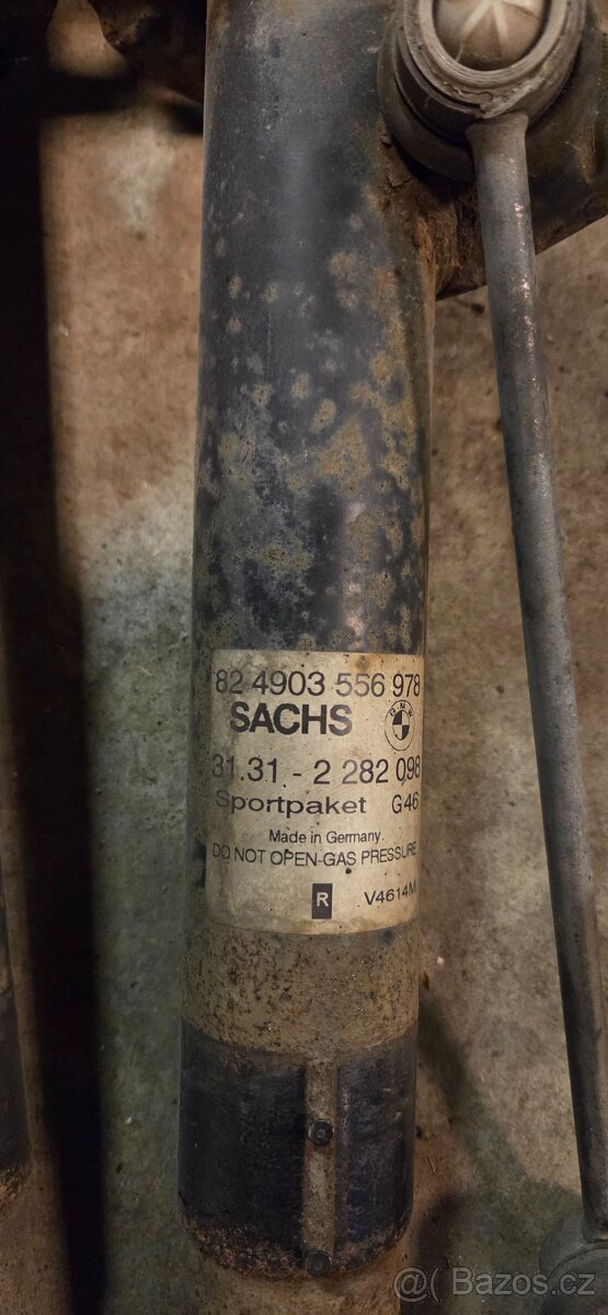 Přední pružiny a tlumiče bmw e46 Msport paket - 2