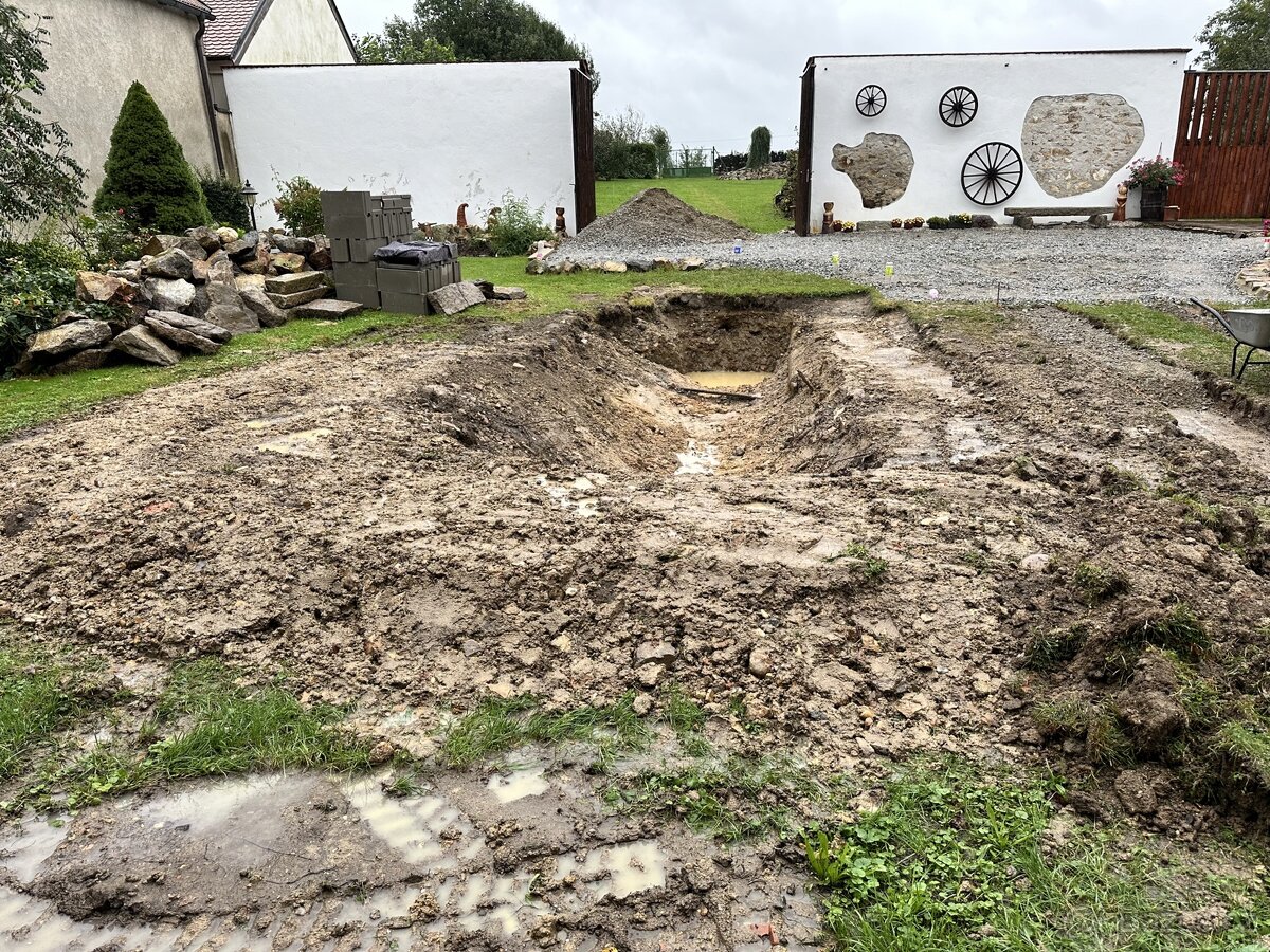 Výkopové práce minibagrem - 2