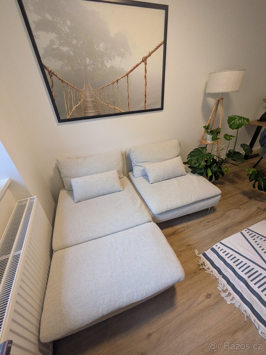 Söderhamn Ikea Couch Gunnared béžová - 2