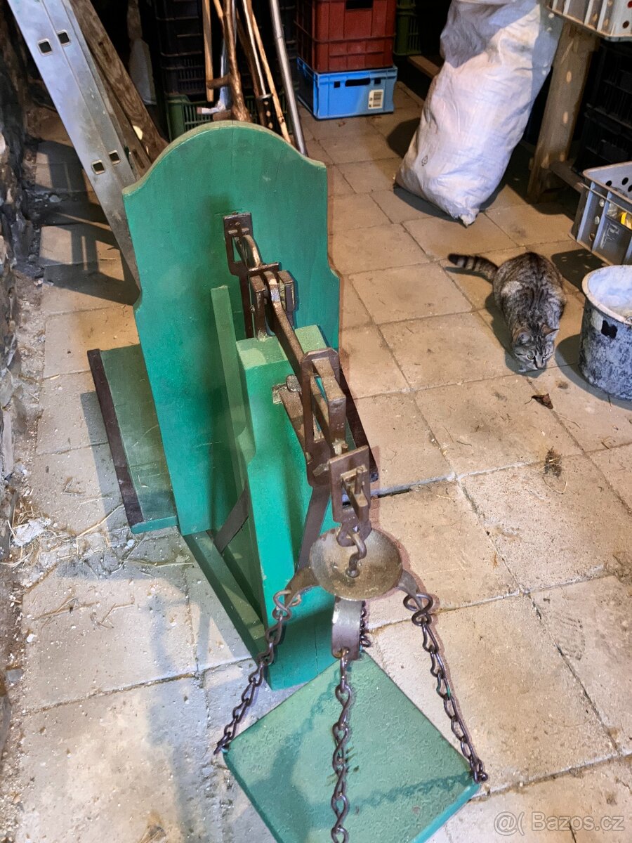 Stará váha na pytle - Decimálka - 2