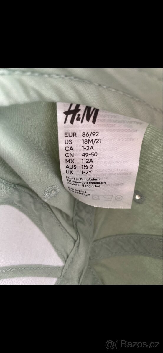 Kšiltovka dětská H&M - 2
