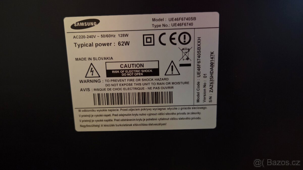 Samsung UE46F6740SB je 46palcový (117 cm) 3D Smart LED TV - 2