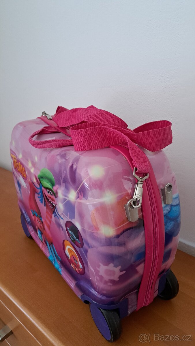 Dětský „vozící“ kufr – pěkný stav - 2