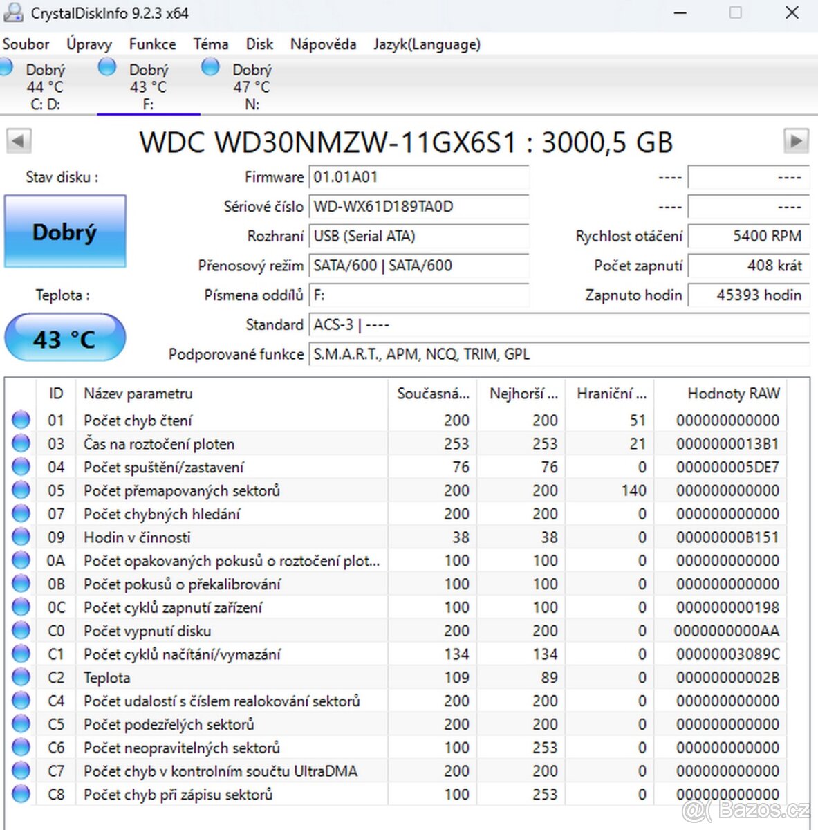 Externí disk WD Elements 3TB – USB 3.0 - 2