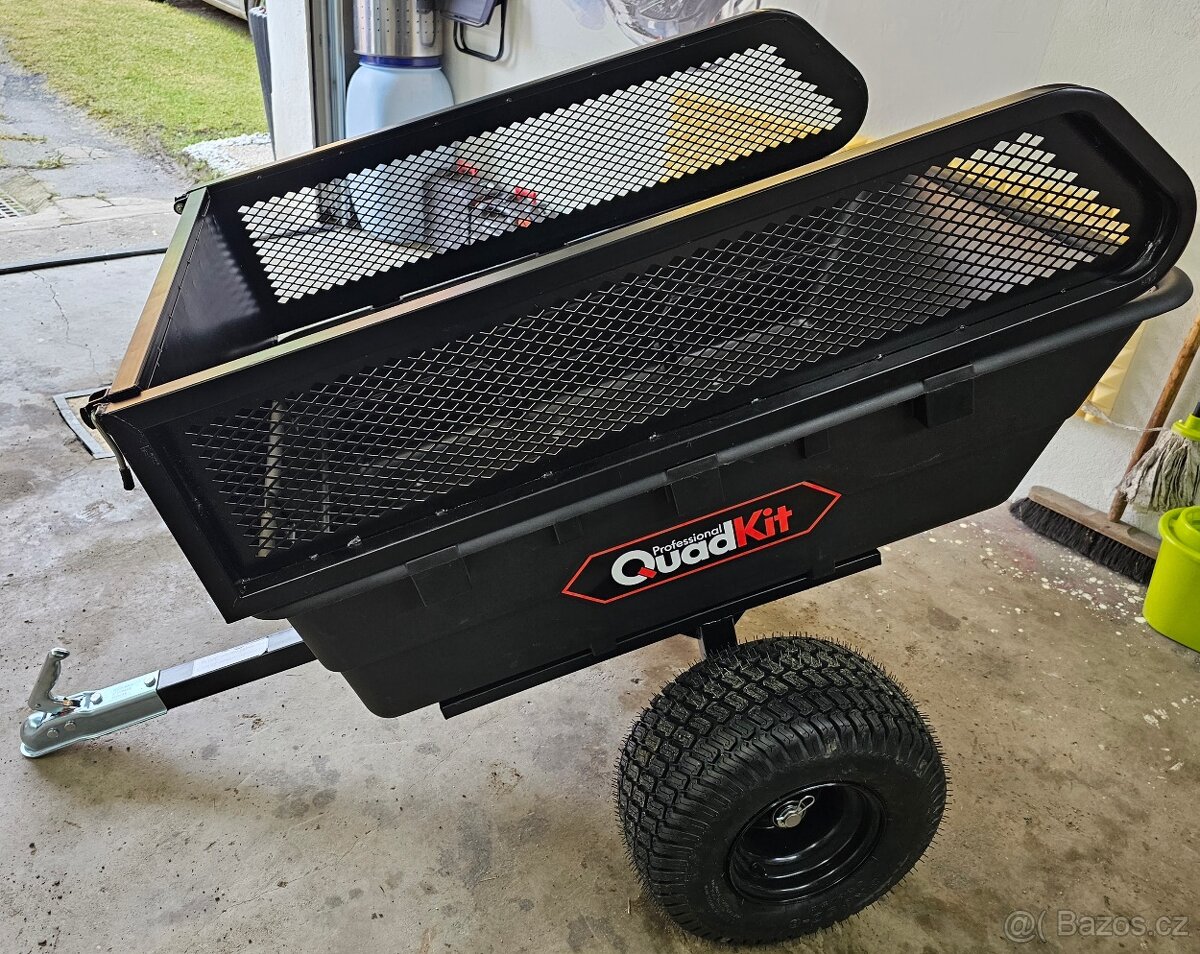 Sklopný vozík za čtyřkolku QuadKit FARMER II s bočnicemi