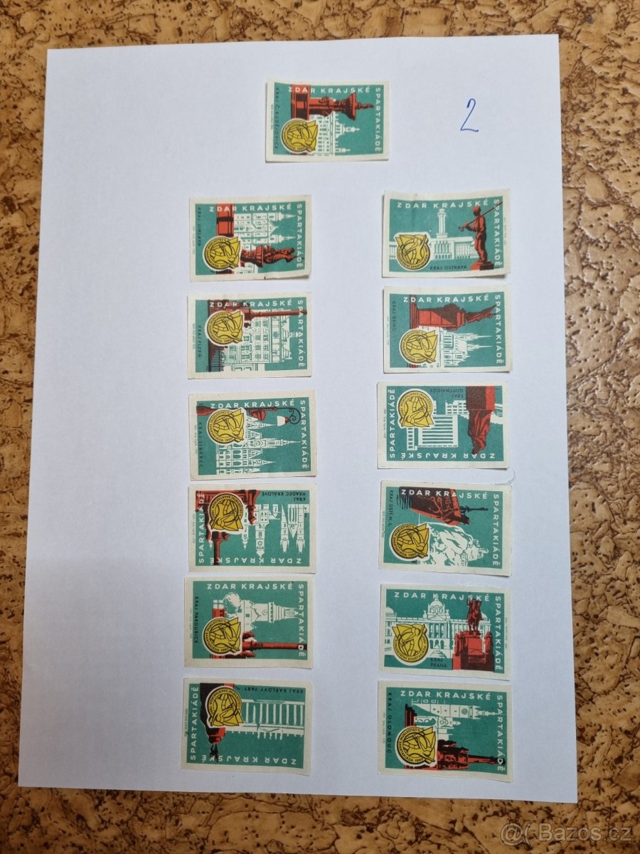Zápalkové nálepky - 2
