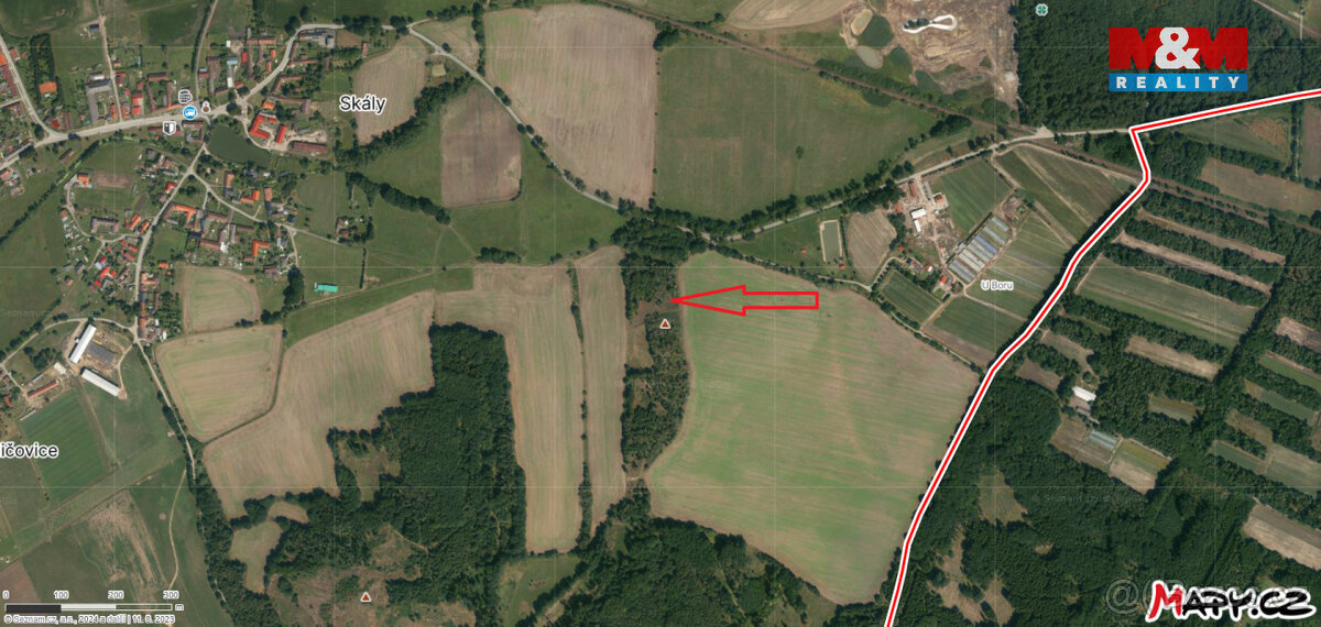 Prodej lesa, 3594 m², Skály - 2