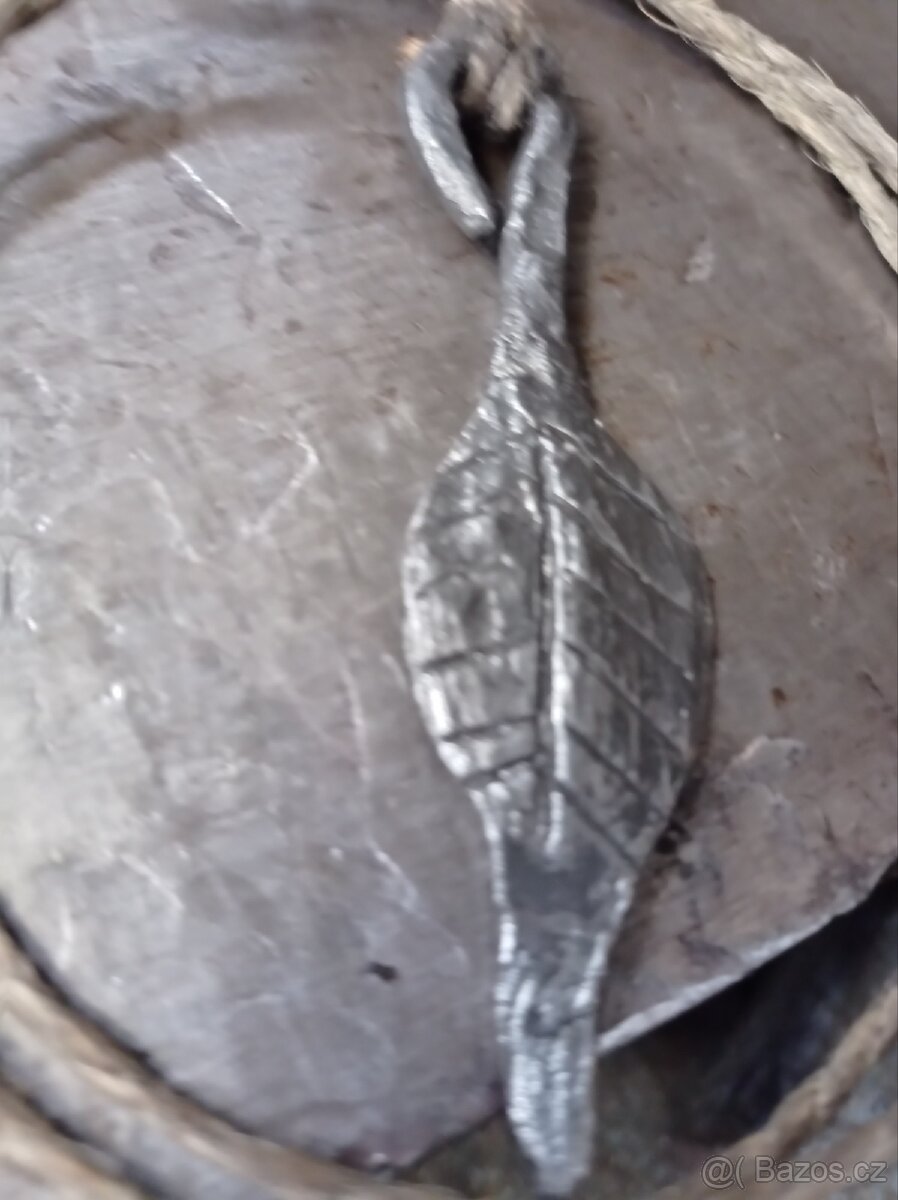 Kovaný přívěšek - list - 2