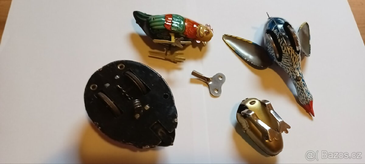 Staré plechové hračky na klíček - 2