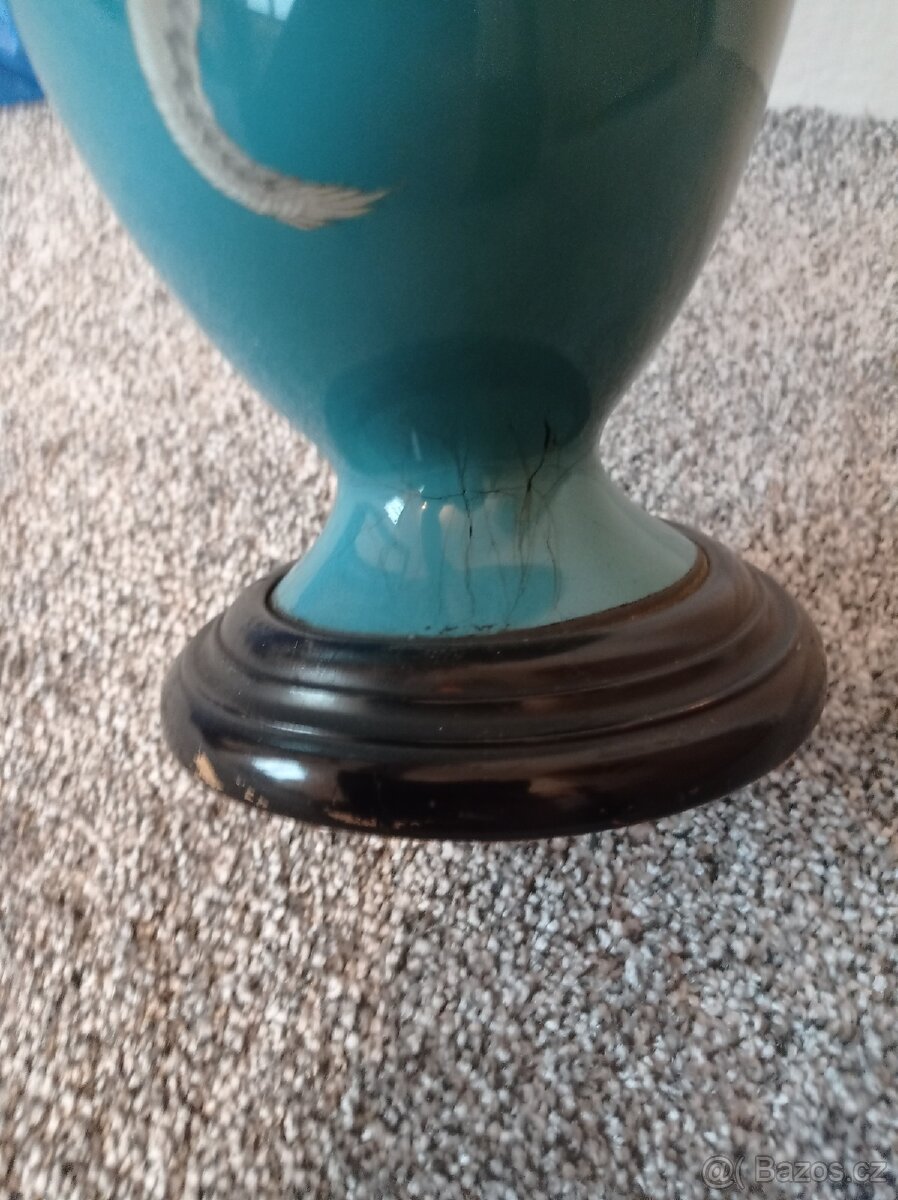 Japonská smaltovaná váza - 2