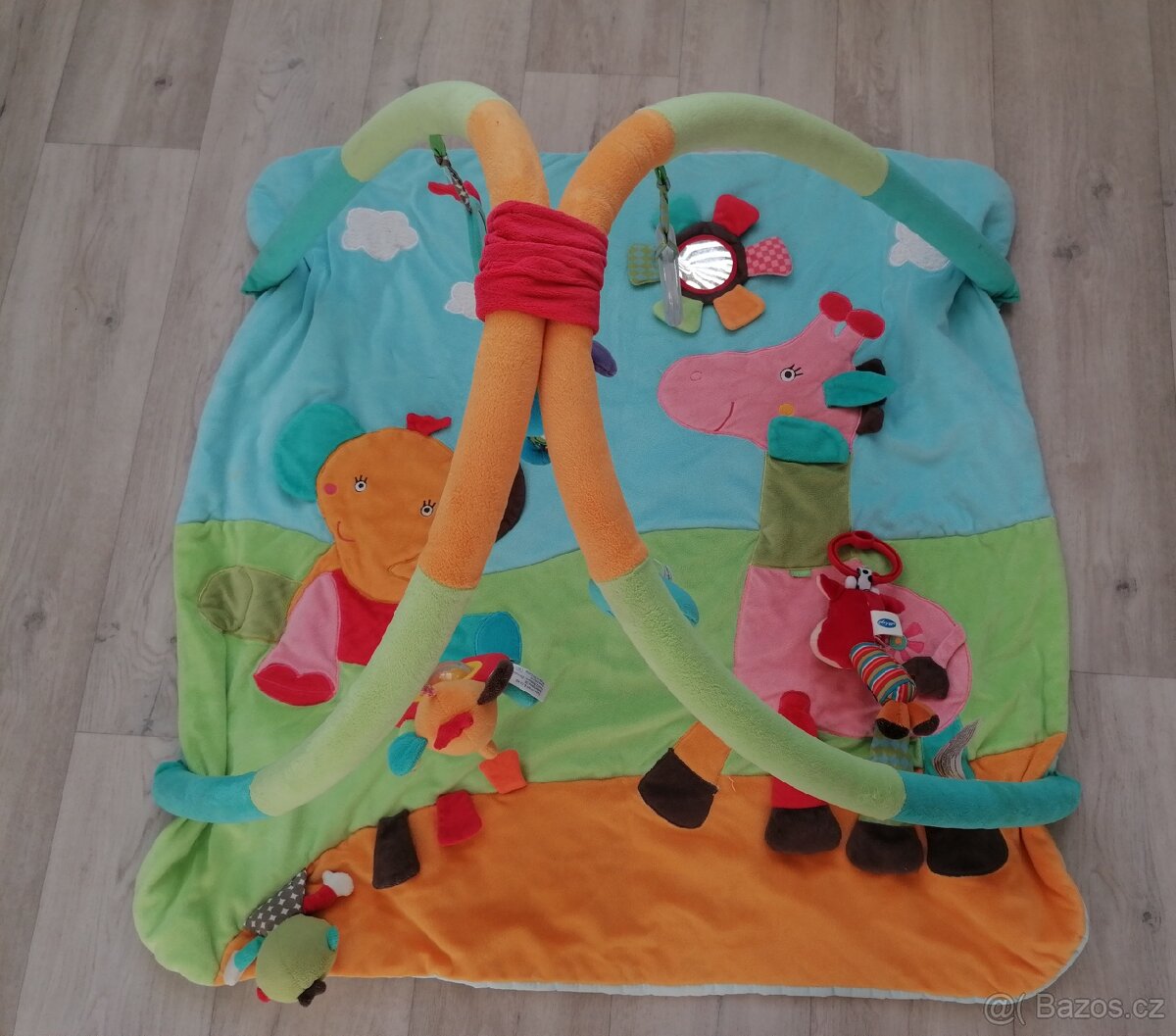 Dětská hrací deka s hrazdičkou - 2