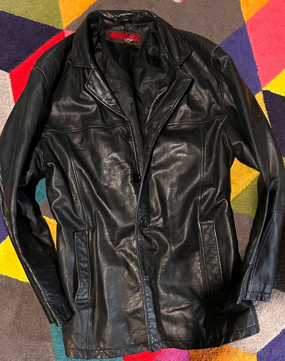 MADOX VEL 54 PÁNSKÁ BUNDA -KOŽÁRNA 💪🏽🤩L-XL - 2