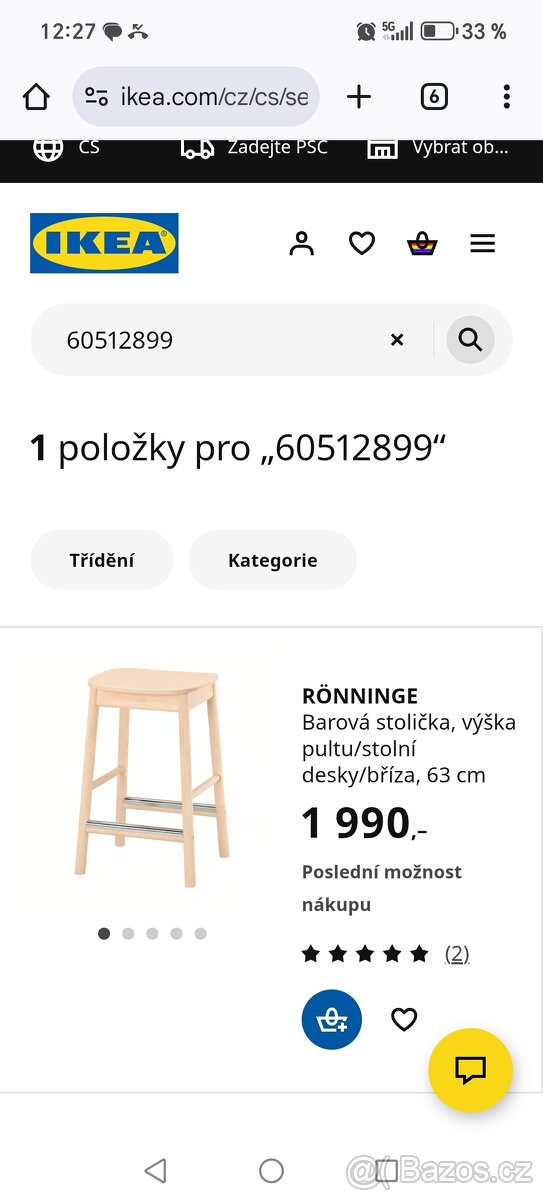 Barové stoličky - 2