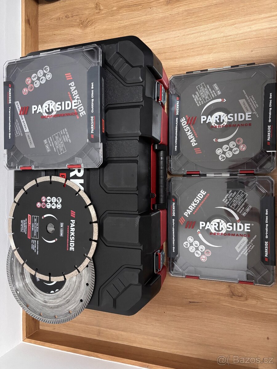 Aku úhlová bruska Parkside Perfomance pwsap 40 li a1 - 2