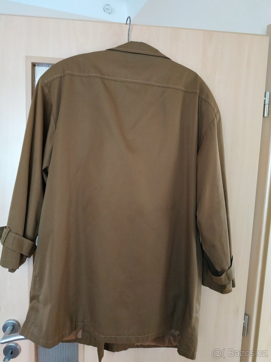 Dámský podzimní kabát, trenckot vel. L - XL - 2