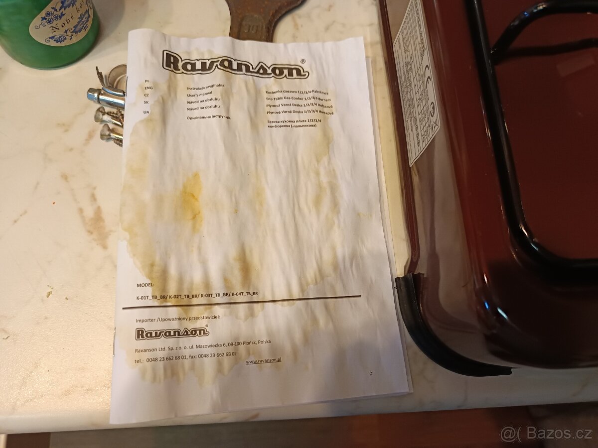 Ravanson K-02BR Dvouplotýnkový vařič NOVÝ - 2