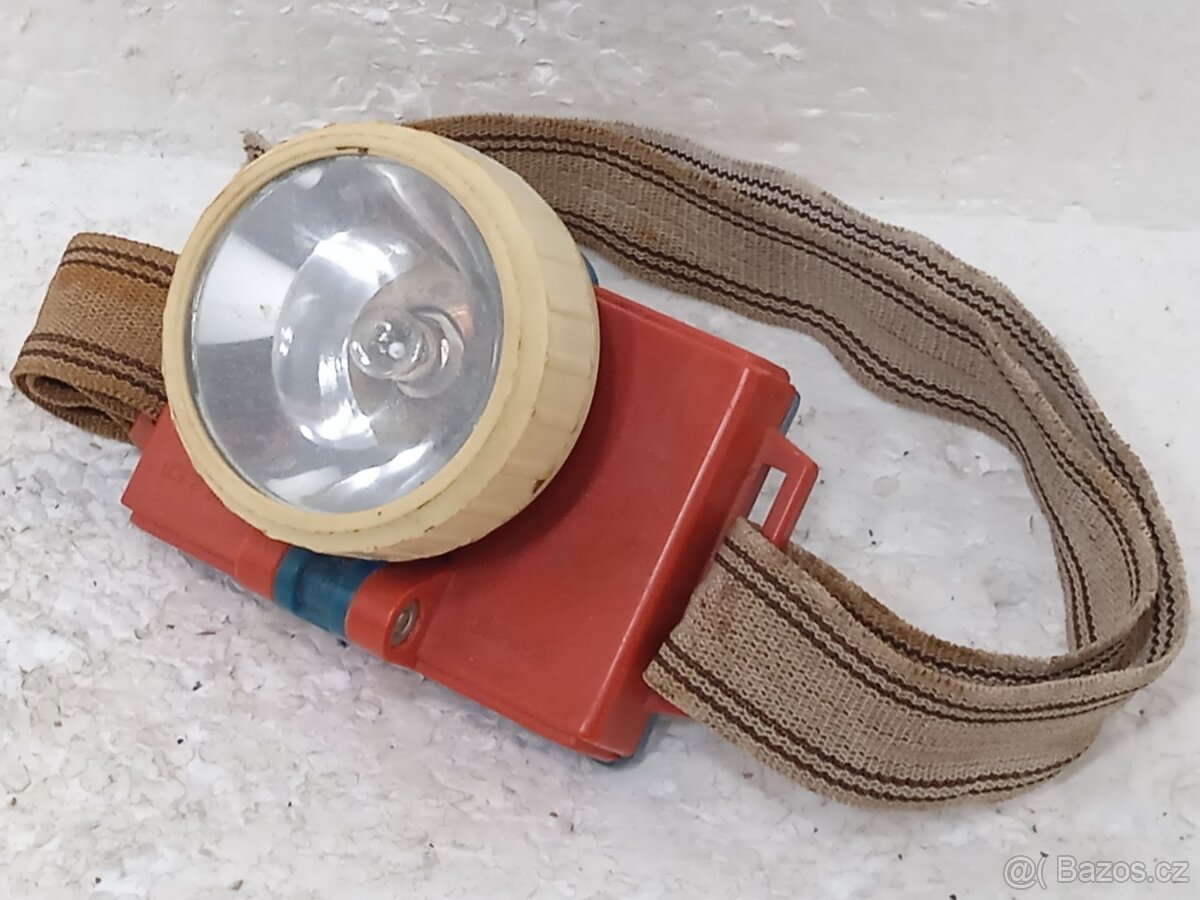 Retro čelovka TURISM - svítilna SSSR - 2