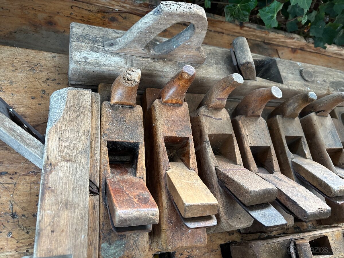 Starožitné dřevěné hoblíky - 2