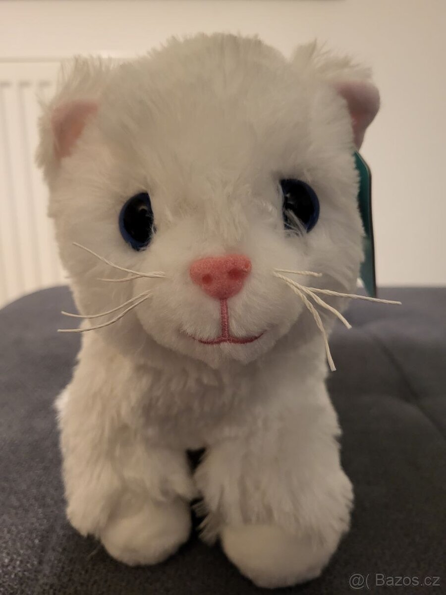 Nová plyšová hračka Bílá kočička – 25 cm - 2