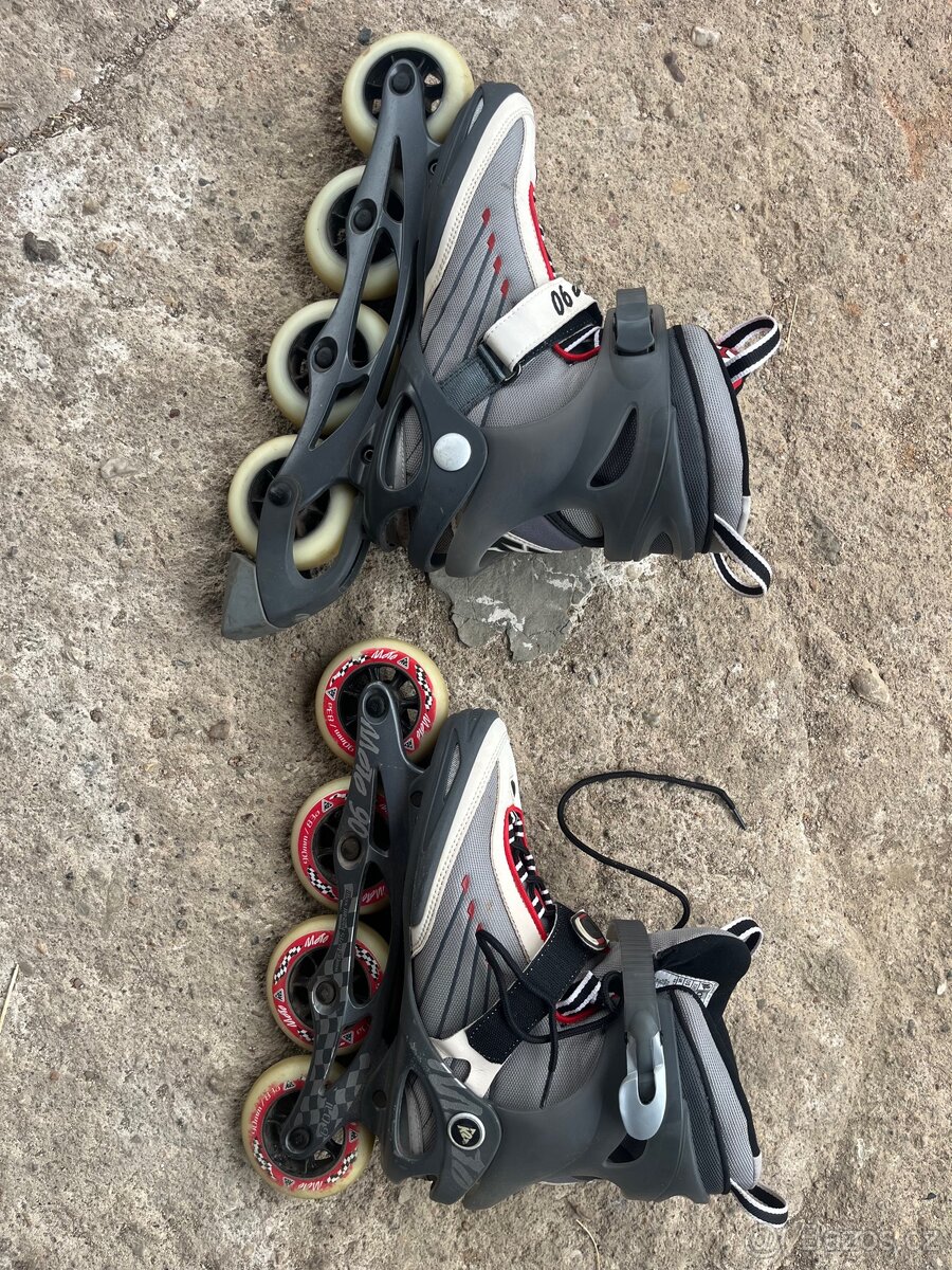 Prodám kolečkové brusle vel 43,5 - 2