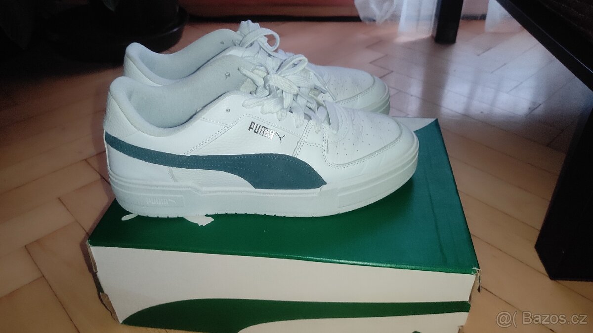 Kožené bílé tenisky Puma vel. 46 - 2