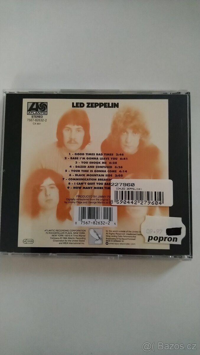 Led Zeppelin – Led Zeppelin (CD, 1994) - 2