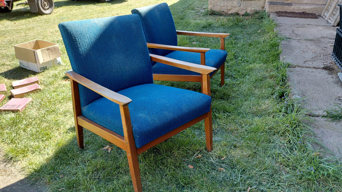Dvě retro křesla - 2
