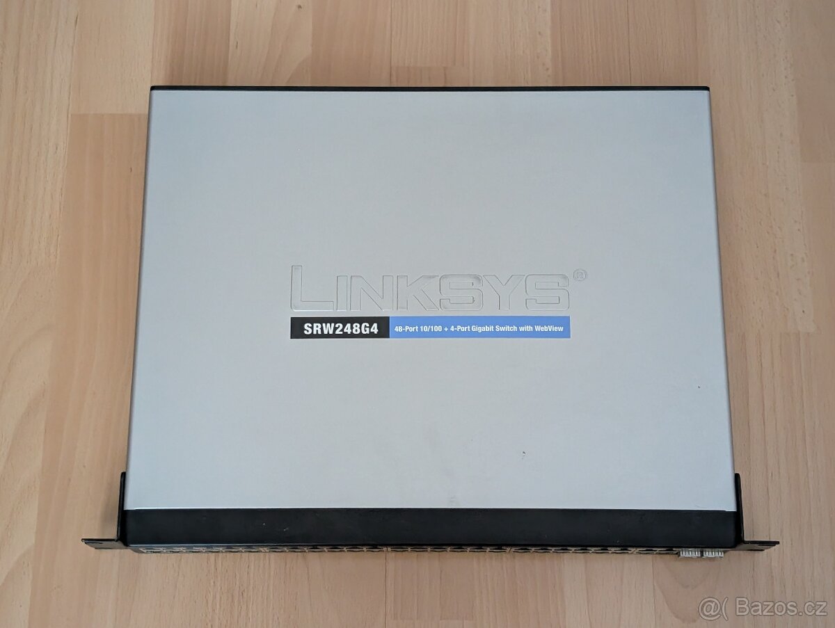 Cisco Linksys SRW248G4 48p managed switch + 4x Gbit - 2 ks - 2