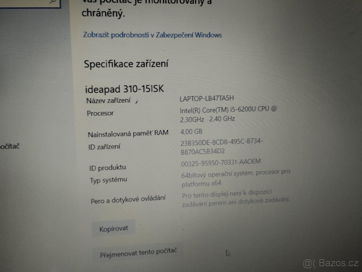 Notebook Lenovo Ideapad 310 - 2