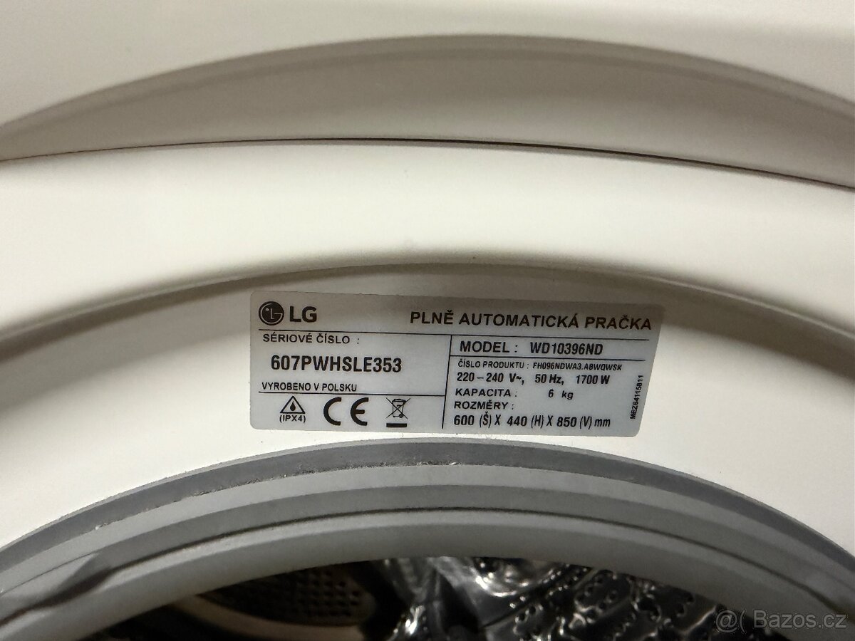 Pračka LG invertor DirectDrive - 2