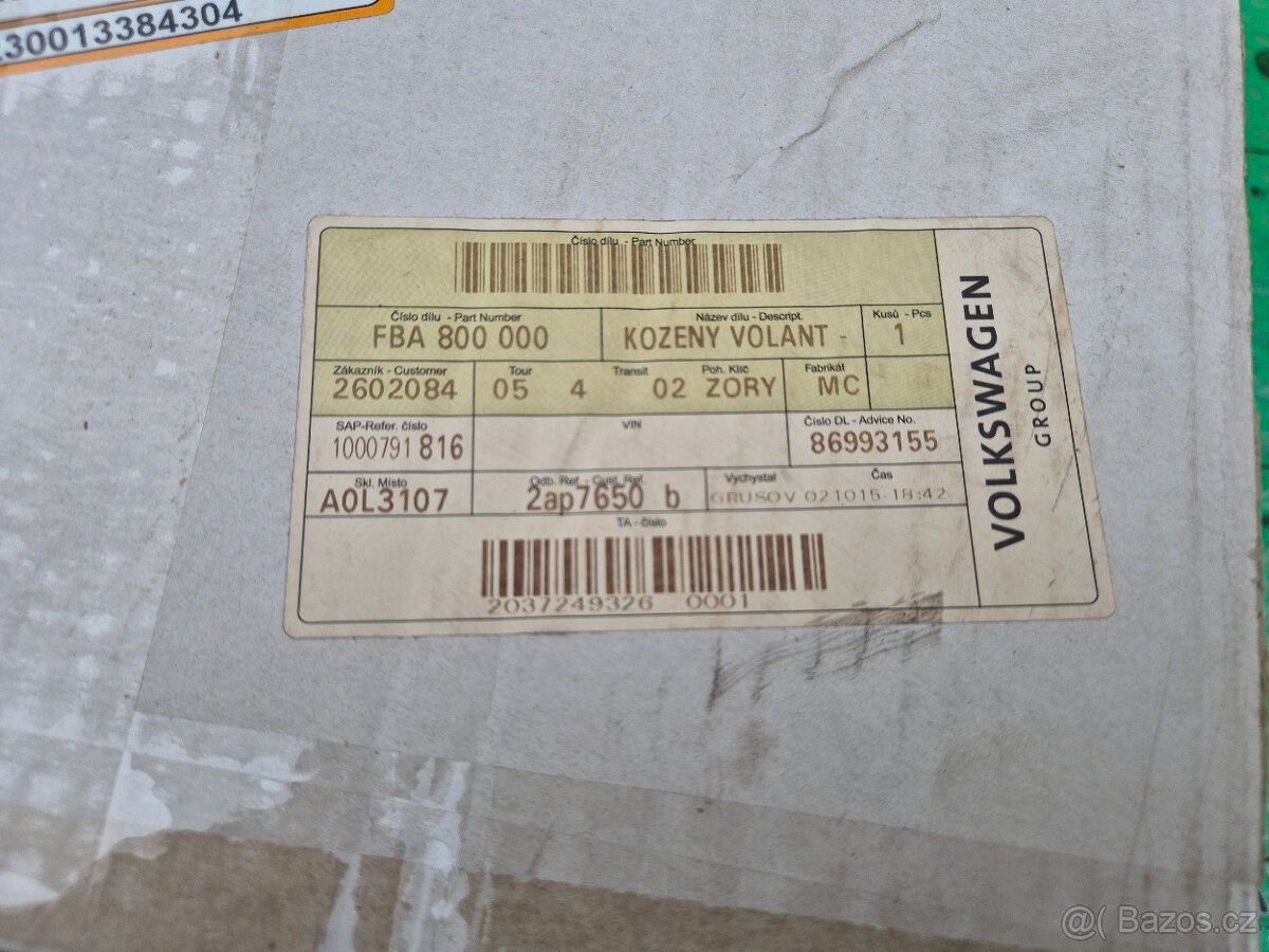 kožený čtyřramenný volant Škoda Fabia II (5J), Roomster, Yet - 2