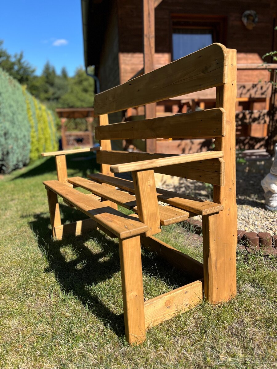 🌲🪑 Zahradní lavička – ruční výroba 🛠️✨ - 2