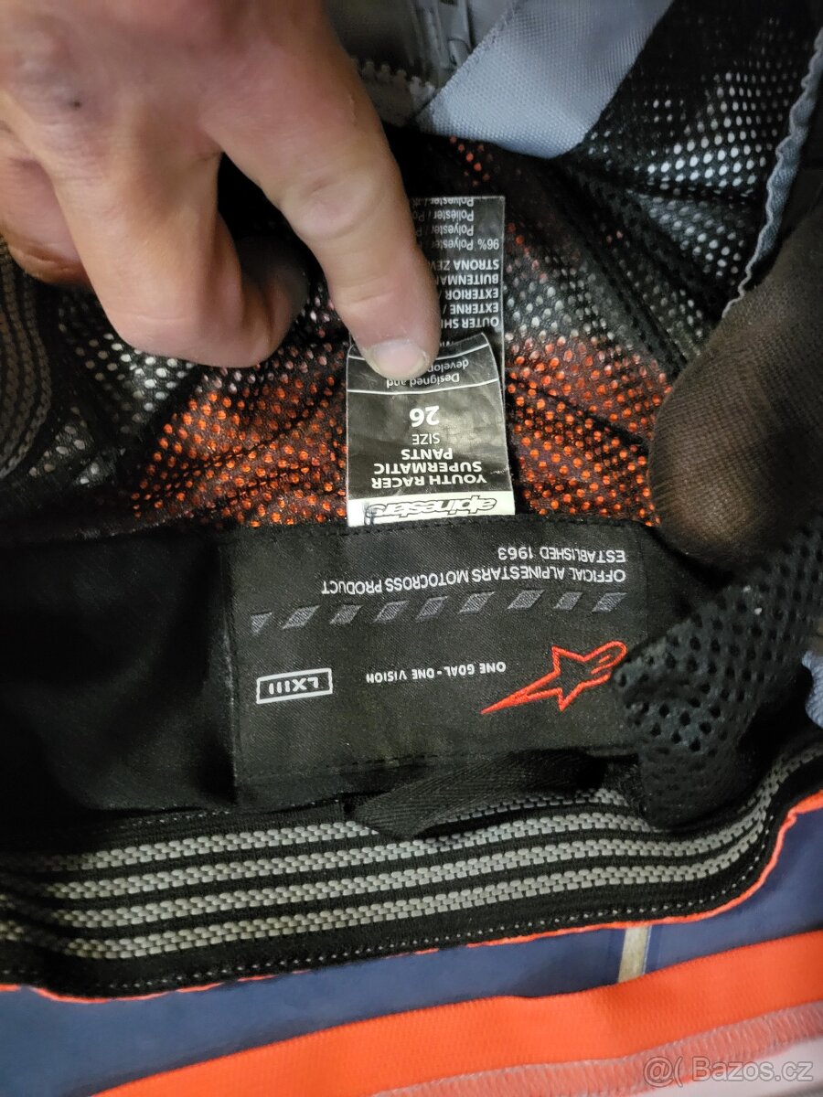 Alpinestar Supermatic racer MTX / MTB set kalhoty + dres - 2