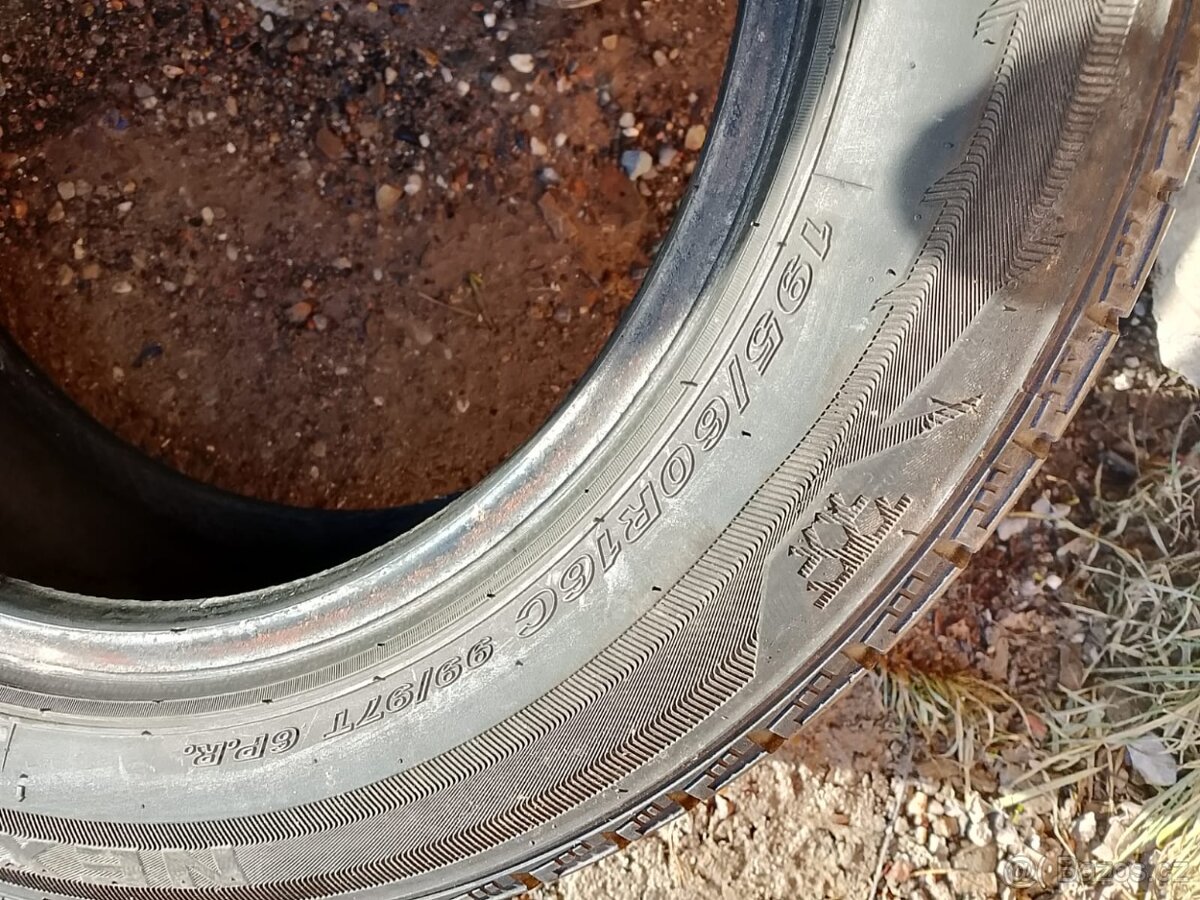 195/60/16c 99/97t Nexen - zimní pneu 2ks dodávkové - 2