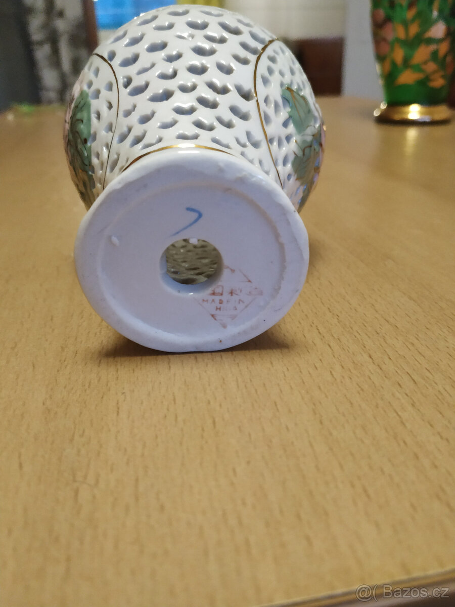 Čínská vázička, cca 20 cm vysoká - 2