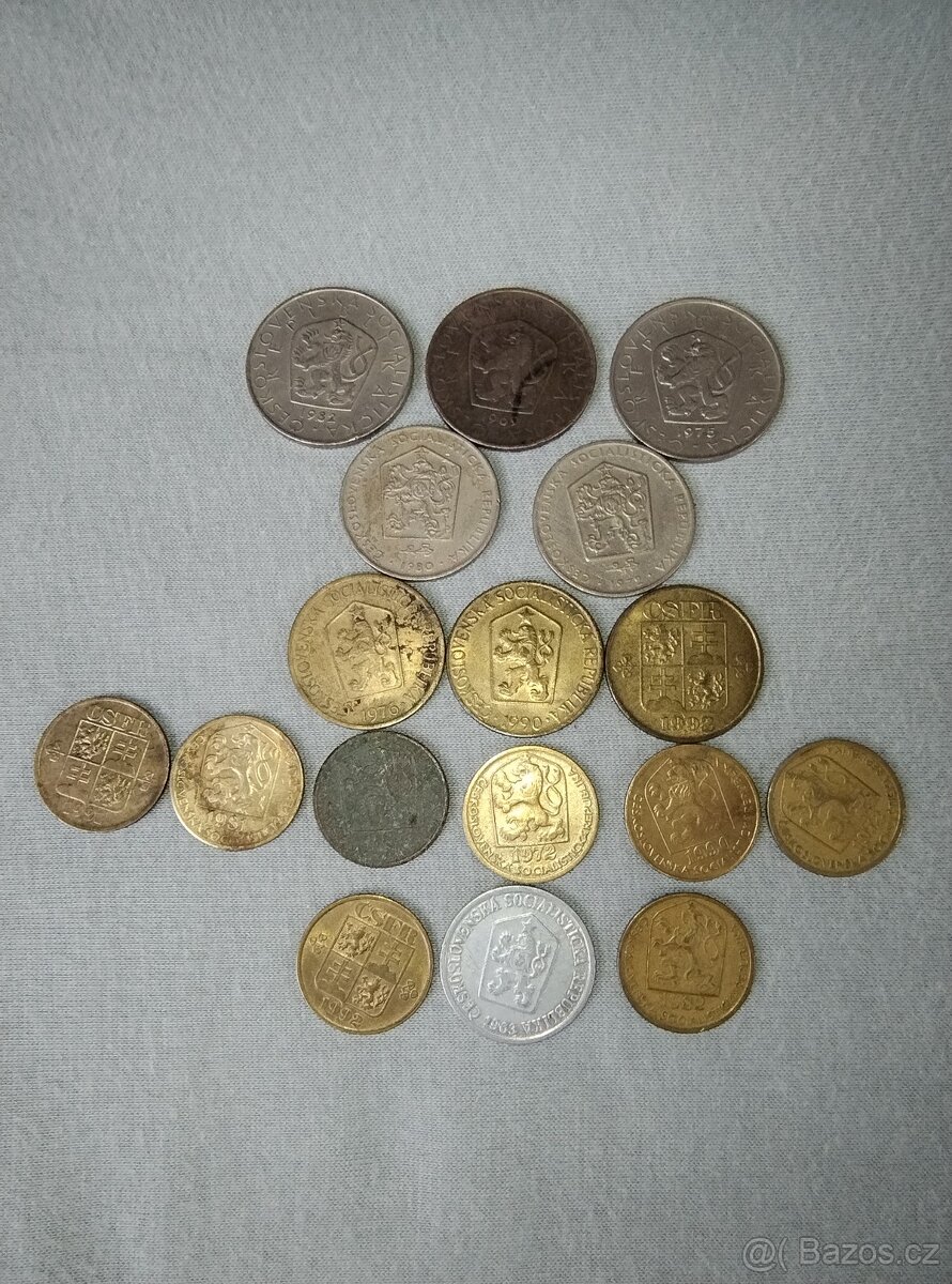Mince různé Československo a ČSFR - 2