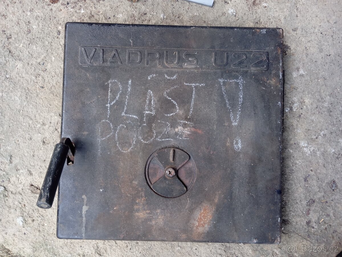 přikládací dvířka plášť Viadrus U22 - 2