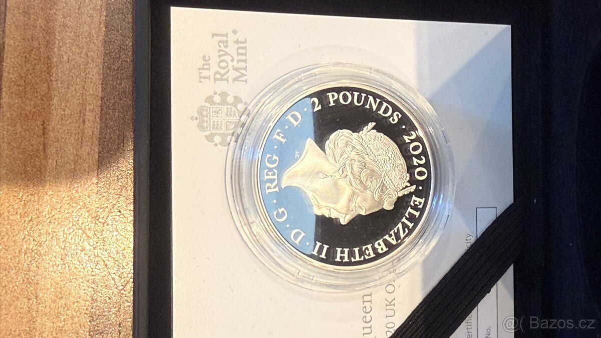 Stříbrná mince Queen - 2
