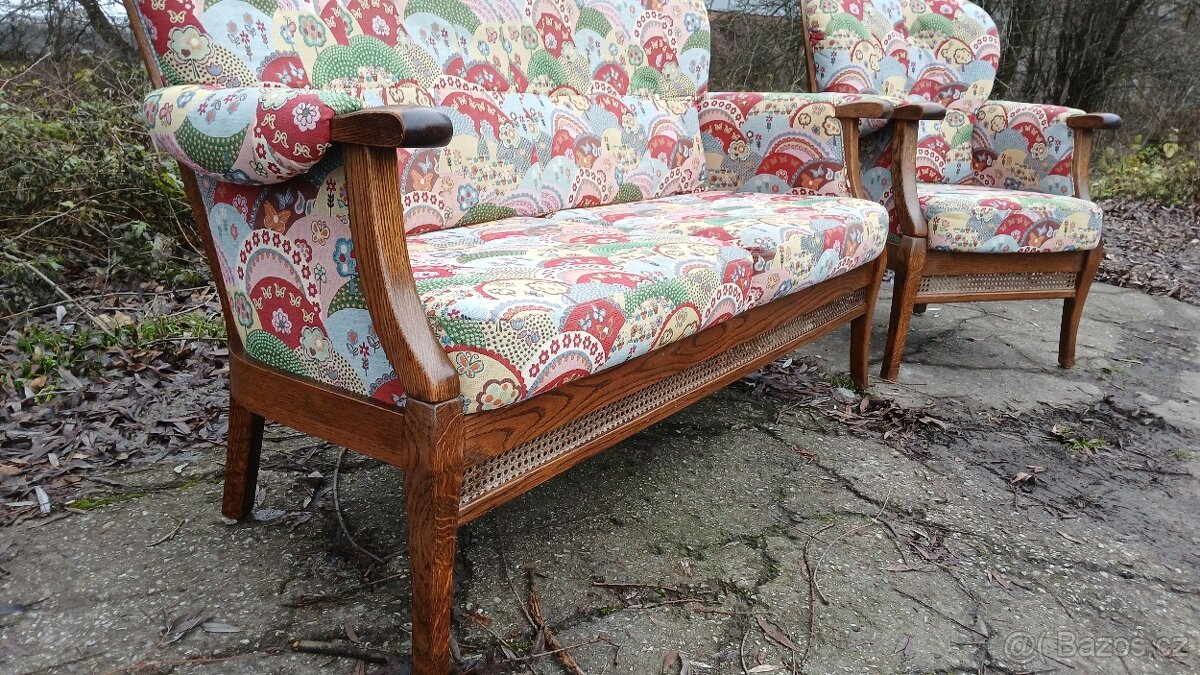 Starožitná sedací souprava 2+1 - 2