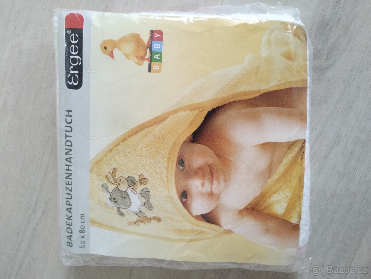 Nová osuška s kapucí 80 x 80 cm - 2