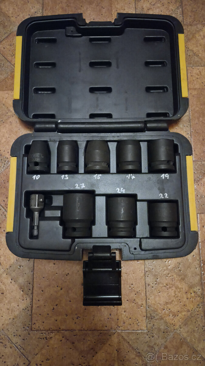 Dewalt rázové hlavice 9ks - 2