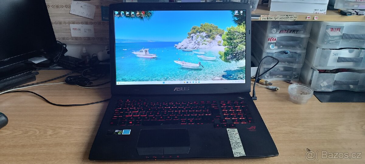 Herní Asus ROG G751J, Win. 11 pro, 8.ram, 256 SSD - 2