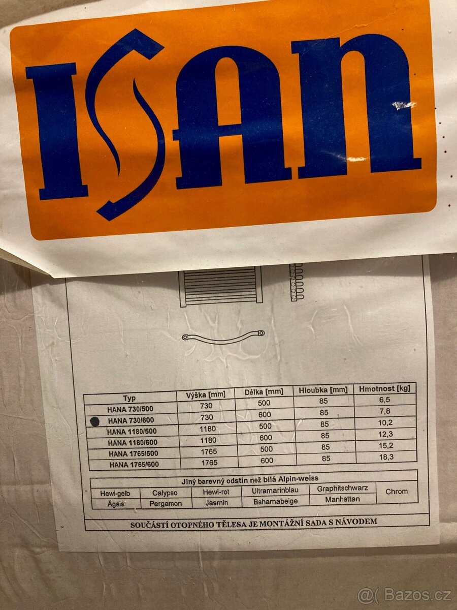 koupelnový radiátor žebřík - 2