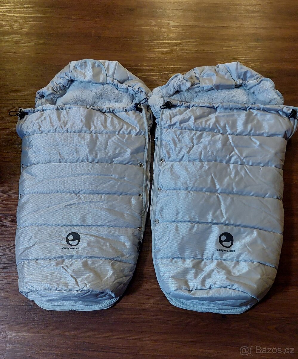 Fusaky Easywalker footmoof Deluxe silver - 2